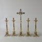JUEGO DE CANDELEROS COLUMNA LISA BASE ANGEL - Imagen 2
